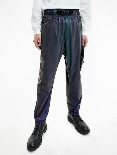 Calvin Klein Ruhák HU520958 | Calvin Klein Iridescent Férfi Cargo Nadrág Zöld